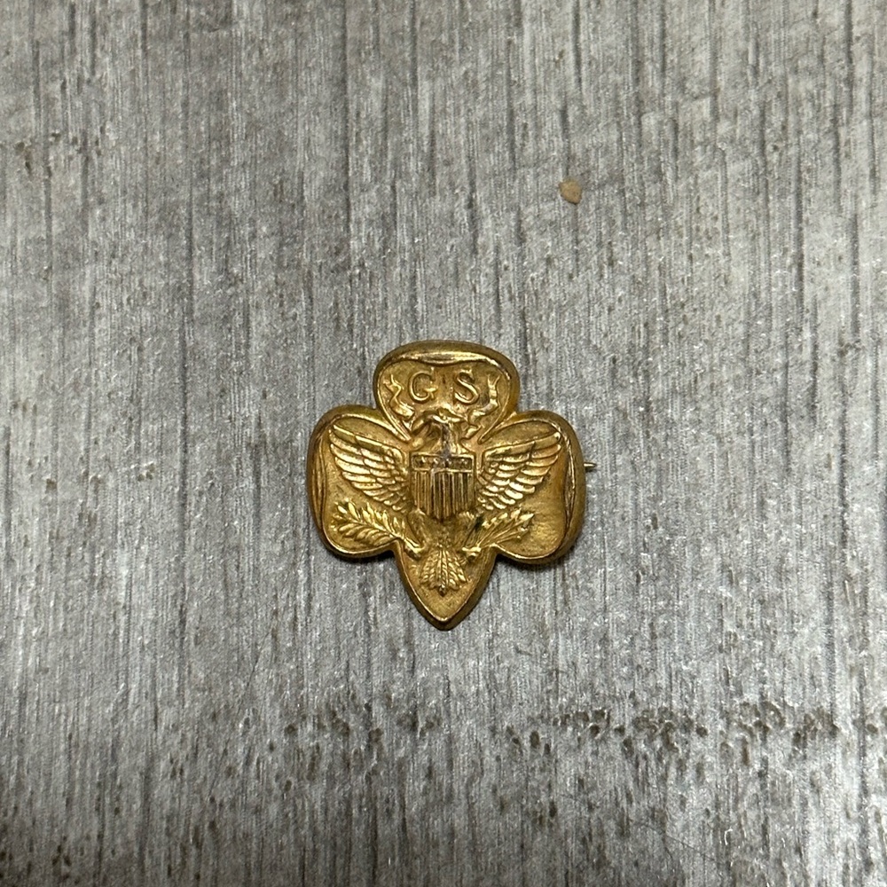 Lot Collection 5 Vintage Girl Scouts & Brownie Lapel pins uniform achievement - Picture 5 of 6